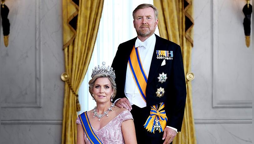 Königliches Paar: Willem-Alexander der Niederlande und seine Ehefrau, Königin Máxima.