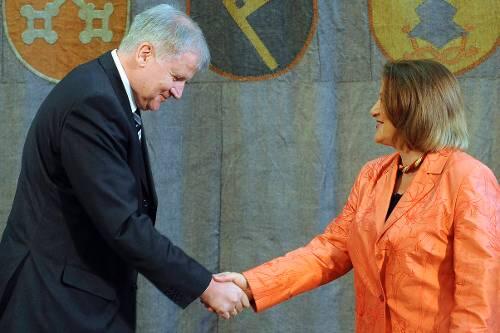 Einigung in Sicht? Bayerns FDP-Landeschefin Sabine Leutheusser-Schnarrenberger und Ministerpräsident Horst Seehofer.