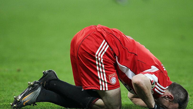Kommt nicht auf die Beine: Franck Ribéry Kommt nicht auf die Beine: Franck Ribéry