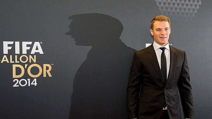 Manuel Neuer bei der FIFA-Gala im Jahr 2014. (Archivbild) Manuel Neuer bei der FIFA-Gala im Jahr 2014. (Archivbild)