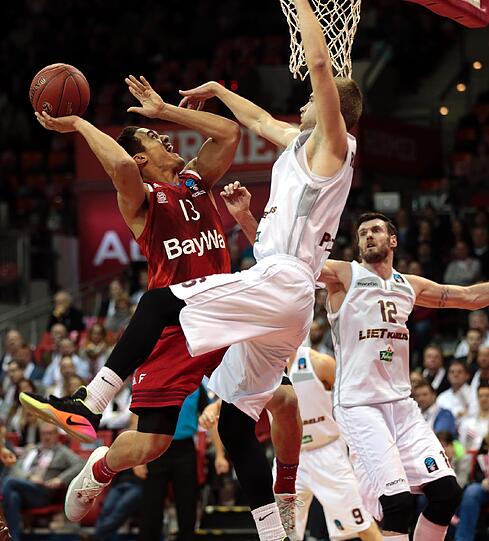 Gut drauf gegen Lietkabelis Panevezys: Bayerns Topscorer Nick Johnson (17 Punkte).