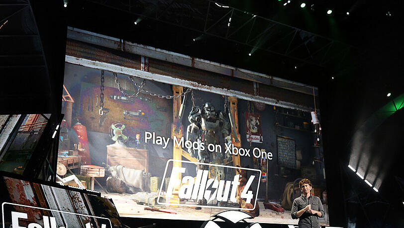 Auf der Gamescom gewährte Bethesda neue Einblicke zum Spiele-Kracher "Fallout 4" Auf der Gamescom gewährte Bethesda neue Einblicke zum Spiele-Kracher "Fallout 4"