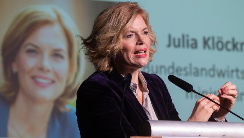 CDU-Politikerin Klöckner sprach vor jungen Landwirten in Burgdorf bei Hannover. CDU-Politikerin Klöckner sprach vor jungen Landwirten in Burgdorf bei Hannover.