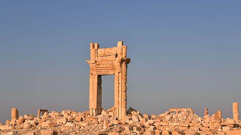 Die angegriffene Anlage ist in der N&auml;he der antiken St&auml;tte von Palmyra. (Archivbild)