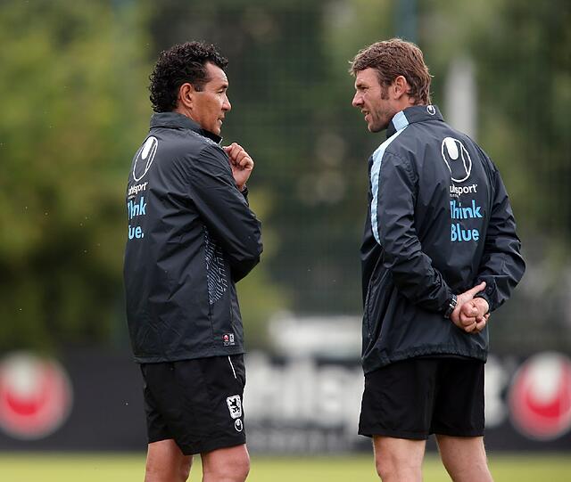 Das Trainer-Duo: Ricardo Moniz und Markus von Ahlen.