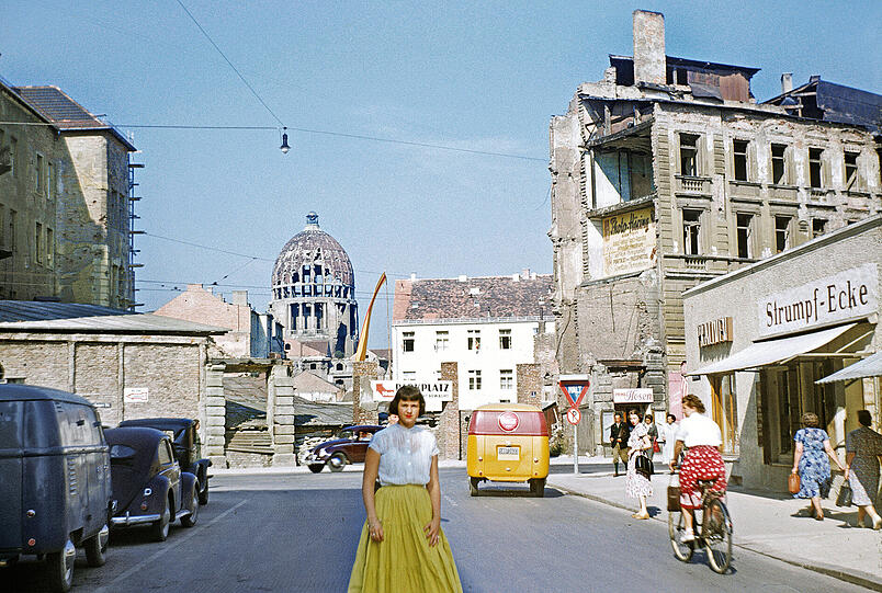 Dort, wo die Kuppel als Gerippe die Stadt bis 1959 prägte, steht heute das Hochhaus des Bayerischen Rundfunks.