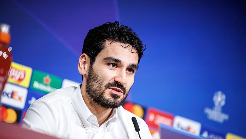Ilkay Gündogan spricht.