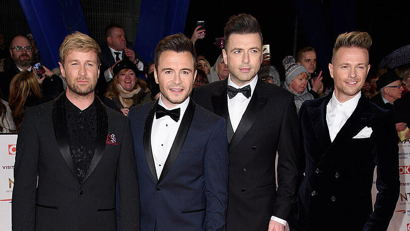 Kian Egan, Shane Filan, Mark Feehily und Nicky Byrne (v.l.n.r.) wollen es als Boyband Westlife noch einmal wissen Kian Egan, Shane Filan, Mark Feehily und Nicky Byrne (v.l.n.r.) wollen es als Boyband Westlife noch einmal wissen