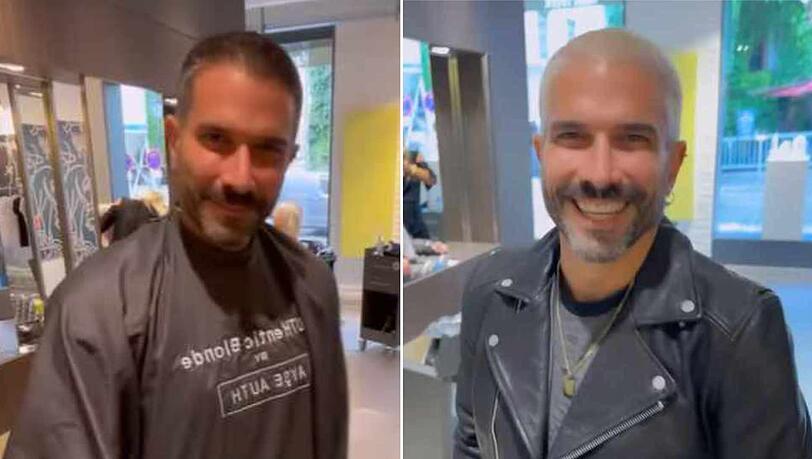Erst kurz rasiert, dann blondiert: Marc Terenzi hat sich optisch sehr verändert. Erst kurz rasiert, dann blondiert: Marc Terenzi hat sich optisch sehr verändert.