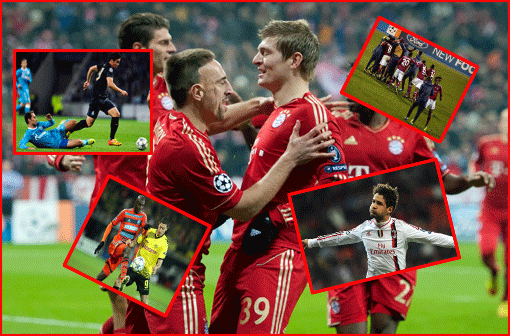 Milan, Lyon oder der FC Basel ? Gegen wen spielt der FC Bayern im Champions-League- Achtelfinale? Die AZ Bilderstrecke stellt die potentiellen Gegner der Bayern vor!