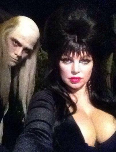 Fergie und Mann Josh Duhamel als Elvira und Riff Raff aus der "Rocky Horror Picture Show"