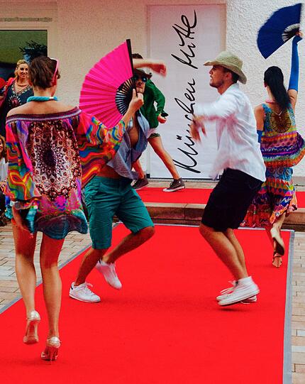 Catwalk 3-Show bei München Mitte.
