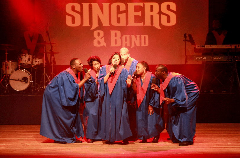 Viel Emotion und Lebensfreude: Die Original USA Gospel Singers.
