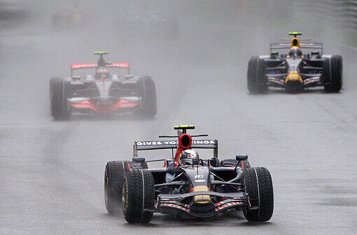 Monza: 2008 gewann Vettel im Regen von Monza sein erstes Rennen. Und das im unterlegenen Toro Rosso.