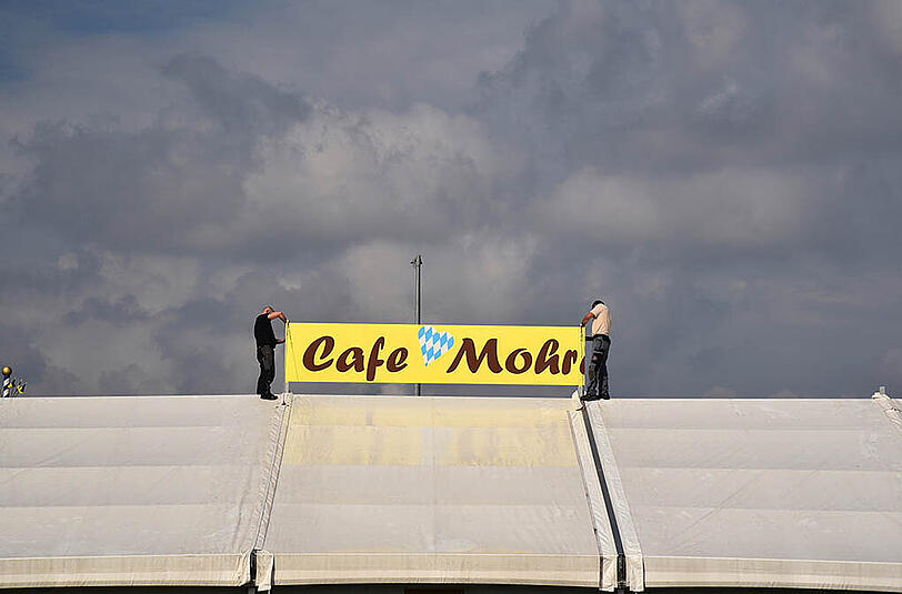 Nichtmal mehr einen Monat warten, dann ist es wieder soweit: Neue Bilder vom Wiesn-Aufbau.