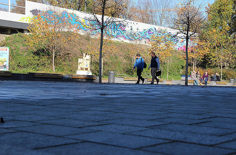 So sieht der Hans-Mielich-Platz heute aus.
