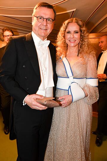 Hans Mahr mit Frau Katja Burkhard