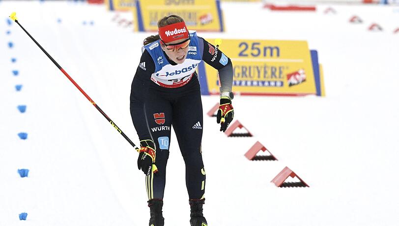 Skilangläuferin Katharina Hennig patzte auf der Schlussrunde.