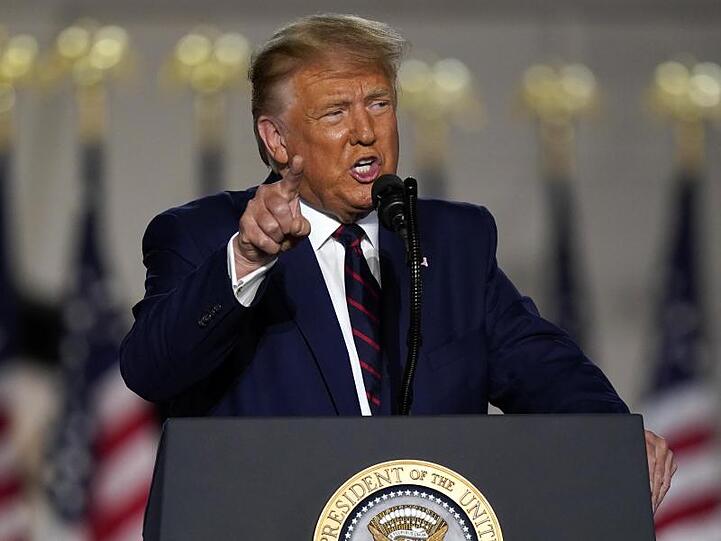 US-Präsident Donald Trump ist nun auch offiziell Kandidat der Republikaner für die Präsidentschaftswahl.