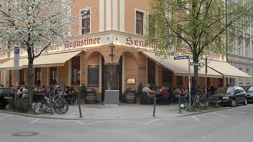 Nach einer kurzen Pause wieder da: Der Sendliner Augustiner an der Alramstraße.	Foto: Sendlinger Augustiner/facebook