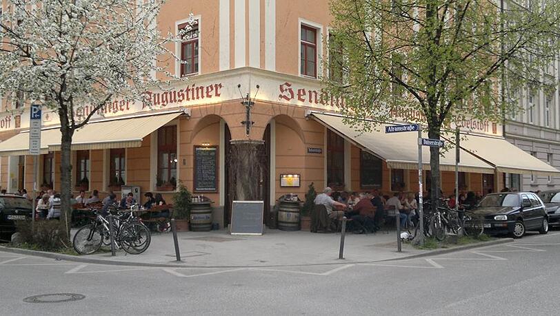 Nach einer kurzen Pause wieder da: Der Sendliner Augustiner an der Alramstraße.	Foto: Sendlinger Augustiner/facebook