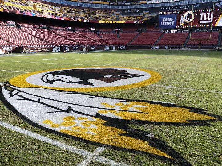 Das Logo der Washington Redskins.