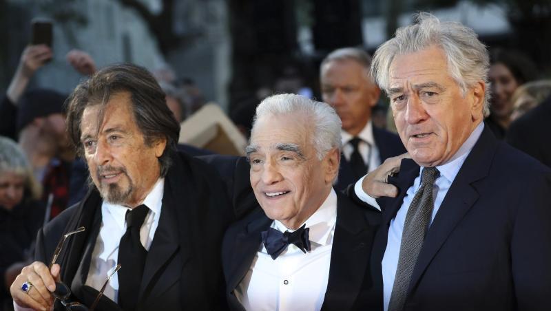 Al Pacino (l-r), Martin Scorsese und Robert De Niro bei der Premiere von "The Irishman" in London. Al Pacino (l-r), Martin Scorsese und Robert De Niro bei der Premiere von "The Irishman" in London.