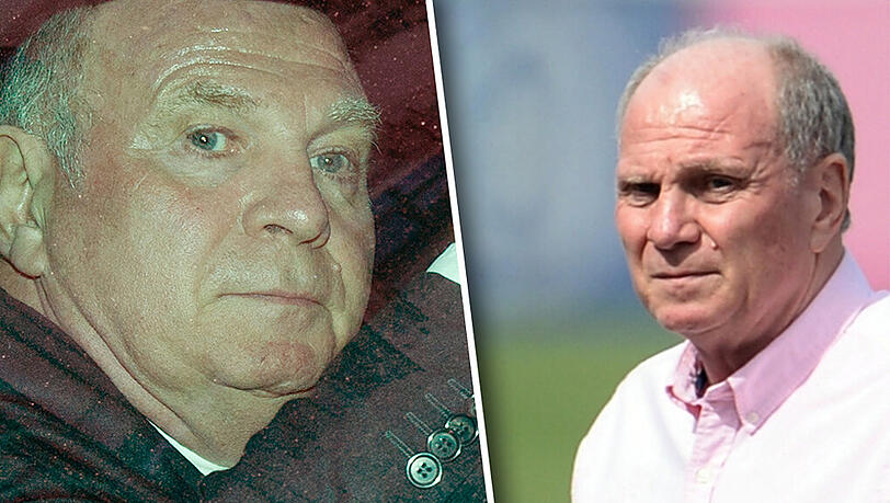 Zwischen diesen beiden Bildern liegt über ein Jahr. Links: Uli Hoeneß verlässt im März nach dem ersten Verhandlungstag das Münchner Landgericht Rechts: Hoeneß am 11. Mai 2015. Inzwischen Freigänger, besuchte der sichtlich schlankere Ex-Präsident das Abschlusstraining der Bayern vor dem Champions League Halbfinale gegen den FC Barcelona. Zwischen diesen beiden Bildern liegt über ein Jahr. Links: Uli Hoeneß verlässt im März nach dem ersten Verhandlungstag das Münchner Landgericht Rechts: Hoeneß am 11. Mai 2015. Inzwischen Freigänger, besuchte der sichtlich schlankere Ex-Präsident das Abschlusstraining der Bayern vor dem Champions League Halbfinale gegen den FC Barcelona.