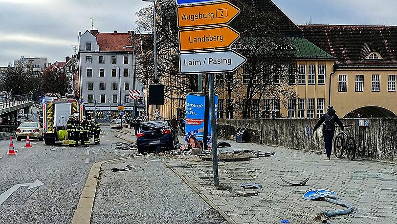 Auf der Donnersbergerbrücke hat sich am Donnerstag ein Unfall ereignet.