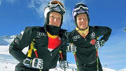 Sister Act im Schnee: Susanne (l.) und Maria Riesch. Sister Act im Schnee: Susanne (l.) und Maria Riesch.