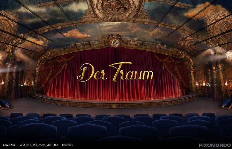 Animation der "Traum"-Show.