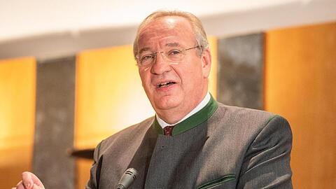 Franz Löffler (CSU), Präsident des Bayerischen Bezirketages. Foto: Nicolas Armer/Archivbild