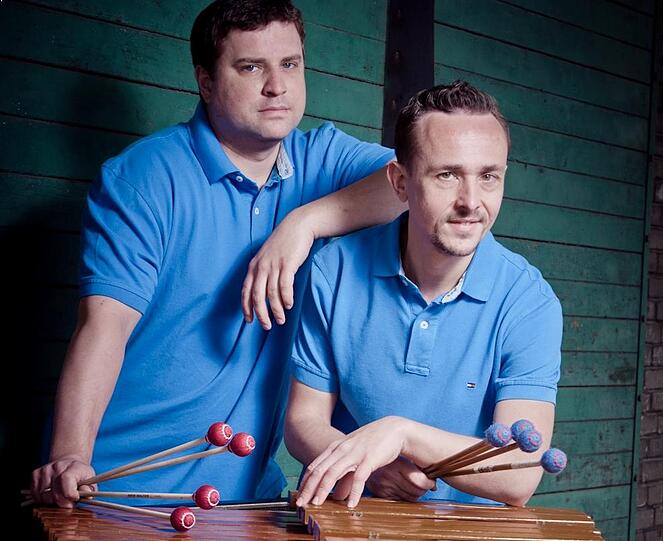 Maciej Bulinski und Piotr Schiller sind das "Mallet-Duo".