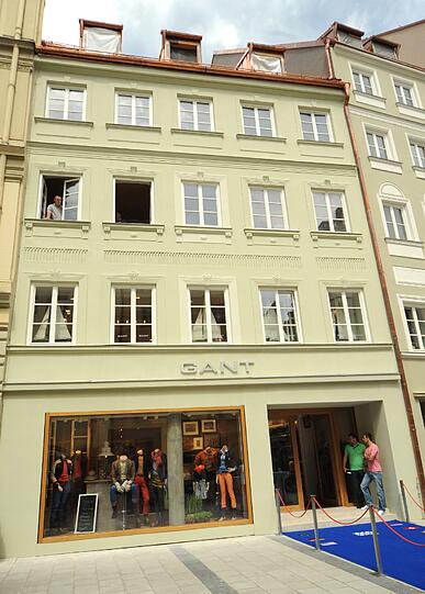 Die Fassade in der Sendlinger Straße.