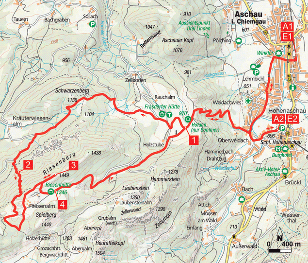 Tour 5: Riesenbergrunde - Ein Berg, auf den kein (offizieller) Weg führt