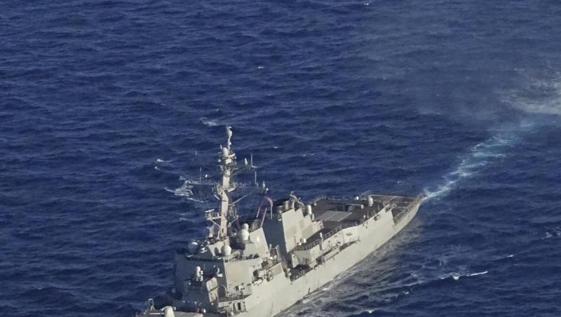 Kriegsschiffe nehmen an einer griechisch-amerikanischen Militärübung südlich der Insel Kreta teil. Im Land begann eine Militärübung mit Marine und Luftwaffe im Mittelmeer in der Nähe des türkische Forschungsschiffs "Oruc Reis". Kriegsschiffe nehmen an einer griechisch-amerikanischen Militärübung südlich der Insel Kreta teil. Im Land begann eine Militärübung mit Marine und Luftwaffe im Mittelmeer in der Nähe des türkische Forschungsschiffs "Oruc Reis".