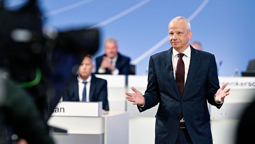 BASF-Vorstandschef stellt den Aktionären die Strategie des Chemiekonzerns vor.