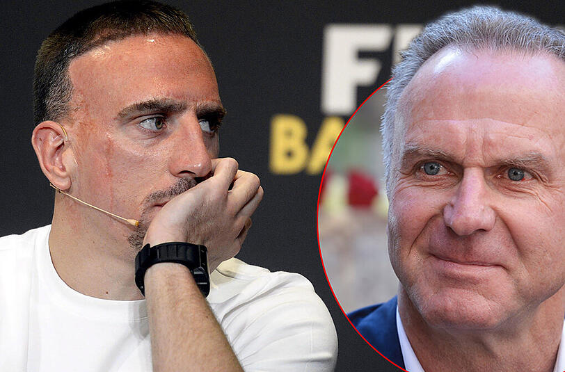 Ein Tausch von Franck Ribéry gegen Weltfußballer Ronaldo käme für Rummenigge nicht in Frage.