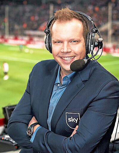 Kommentiert das Spiel auf Sky: Wolff Fuss