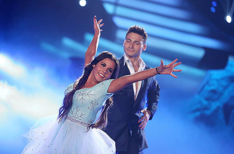 Sarah Lombardi und Profitänzer Robert Beitsch.