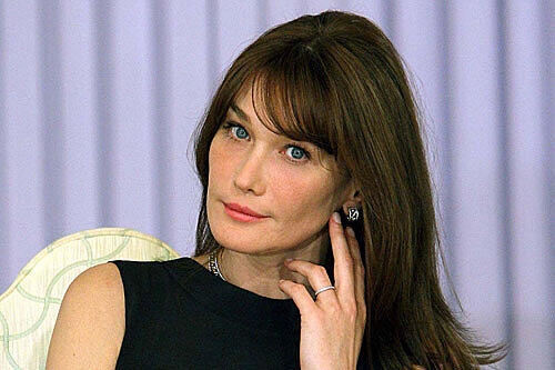 Ex-Model, Sängerin und Premiere Dame: Carla Bruni.
