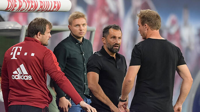 Toni Tapalovic (l.) und Julian Nagelsmann (r.) sollen dem Vernehmen nach nicht immer einer Meinung gewesen sein.