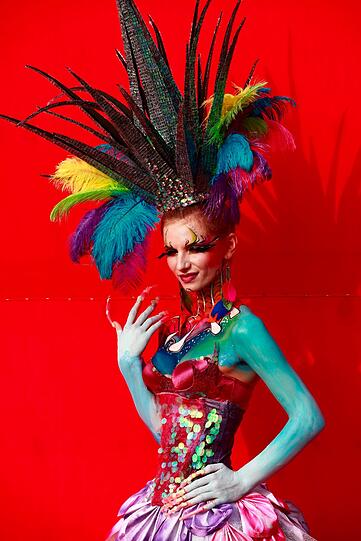 Schrille Outfits, nackte Haut. Das Internationale Bodypainting Festival in Daegu, Süd-Korea. Hier sind die schönsten Fotos.