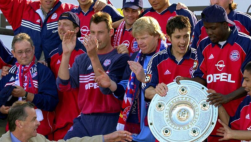 2000 durften die Bayern um Oliver Kahn die Meisterschaft letztmals vor eigenem Publikum feiern. 2000 durften die Bayern um Oliver Kahn die Meisterschaft letztmals vor eigenem Publikum feiern.