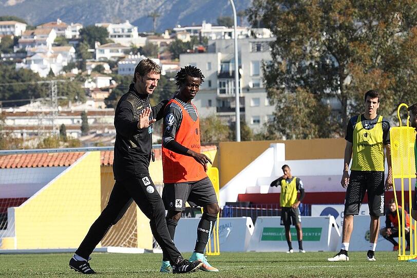 Neuzugang Anthony Annan hat das Training beim TSV 1860 aufgenommen.