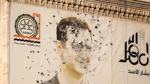 Die Rebellen bejubeln die Flucht von Assad.