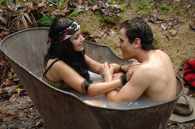 ..und Kim und Rocco dürfen mal wieder baden. Gäähn!