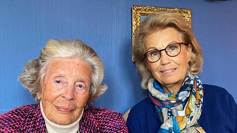Promifotografin "Mamarazza" alias Marianne Fürstin zu Sayn-Wittgenstein-Sayn (l).