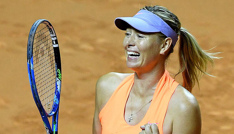 Maria Scharapowa steht im Halbfinale.