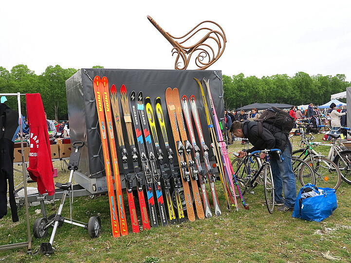 So war der Flohmarkt auf der Theresienwiese.